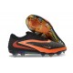 Bota de Futbol Nike Phantom 6 Low Elite FG Negro Brt Carmesí 