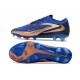 Bota de Futbol Nike Phantom 6 Low Elite FG Azul oscuro Cobre