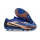Bota de Futbol Nike Phantom 6 Low Elite FG Azul oscuro Cobre