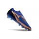 Bota de Futbol Nike Phantom 6 Low Elite FG Azul oscuro Cobre