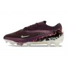 Bota de Futbol Nike Phantom 6 Low Elite FG Flechazo Burdeos Rojo Univ Fósil