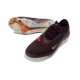Bota de Futbol Nike Phantom 6 Low Elite FG Flechazo Burdeos Rojo Univ Fósil