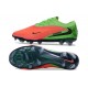 Bota de Futbol Nike Phantom 6 Low Elite FG Hot Punch Negro Verde Strike