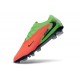 Bota de Futbol Nike Phantom 6 Low Elite FG Hot Punch Negro Verde Strike