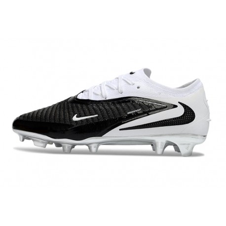 Bota de Futbol Nike Phantom 6 Low Elite FG Hot Punch Negro Verde Strike