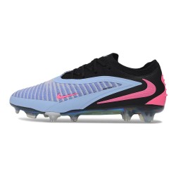 Bota de Futbol Nike Phantom 6 Low Elite FG Azul claro Rosa