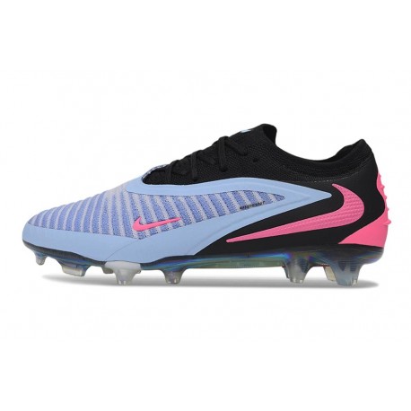 Bota de Futbol Nike Phantom 6 Low Elite FG Azul claro Rosa