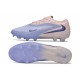 Bota de Futbol Nike Phantom 6 Low Elite FG Azul lavanda Rosa pálido 