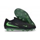 Bota de Futbol Nike Phantom 6 Low Elite FG Negro Verde Espejismo