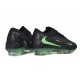Bota de Futbol Nike Phantom 6 Low Elite FG Negro Verde Espejismo