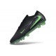 Bota de Futbol Nike Phantom 6 Low Elite FG Negro Verde Espejismo