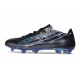 Tacón de Fútbol adidas F50 Hyperfast Evo FG Negro Core Azul Lucid Ray