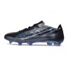 Tacón de Fútbol adidas F50 Hyperfast Evo FG Negro Core Azul Lucid Ray