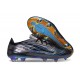 Tacón de Fútbol adidas F50 Hyperfast Evo FG Negro Core Azul Lucid Ray