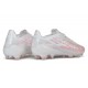 Tacón de Fútbol adidas F50 Hyperfast Evo FG Blanco Rosa