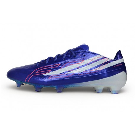 Tacón de Fútbol adidas F50 Hyperfast Evo FG Violeta Blanco