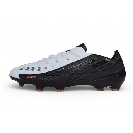 Tacón de Fútbol adidas F50 Hyperfast Evo FG Blanco Negro