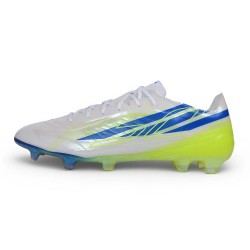 Tacón de Fútbol adidas F50 Hyperfast Evo FG Blanco Azul