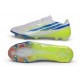 Tacón de Fútbol adidas F50 Hyperfast Evo FG Blanco Azul