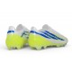Tacón de Fútbol adidas F50 Hyperfast Evo FG Blanco Azul