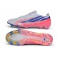 Tacón de Fútbol adidas F50 Hyperfast Evo FG Ftwr Blanco Morado Solar Turbo