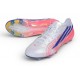 Tacón de Fútbol adidas F50 Hyperfast Evo FG Ftwr Blanco Morado Solar Turbo
