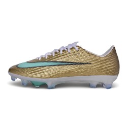 Tacos de Futbol Nike Mercurial Superfly XI Elite FG Mtlc Dorado Brillo verde