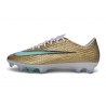 Tacos de Futbol Nike Mercurial Superfly XI Elite FG Mtlc Dorado Brillo verde