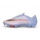 Tacos de Futbol Nike Mercurial Superfly XI Elite FG Blanco Azul Naranja