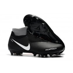 Bota de fútbol Nike Phantom Vision Elite DF FG - Negro Rojo