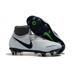 Nike Phantom Vision Elite DF SG-PRO AC Hombres - Plata Negro Rojo