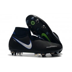 Nike Phantom Vision Elite DF SG-PRO AC Hombres - Negro Azul Plata