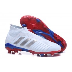 Botas de Fútbol adidas Predator 18+ FG - Blanco Argento Rojo