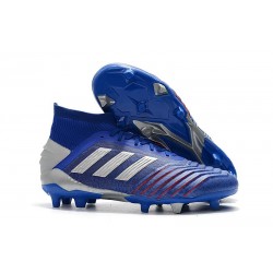 Zapatillas de Futbol adidas Predator 19.1 FG - Azul Plata