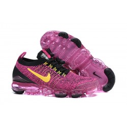 Zapatos Nike Air VaporMax Flyknit 2019 - Rosa Amarillo