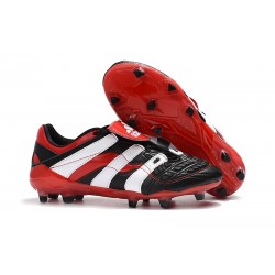 Zapatillas de Fútbol adidas Predator Accelerator FG - Negro Blanco Rojo