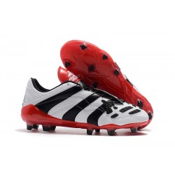 Zapatillas de Fútbol adidas Predator Accelerator FG - Blanco Rojo Negro