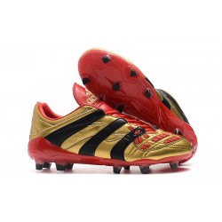 Zapatillas de Fútbol adidas Predator Accelerator FG - Oro Rojo Negro