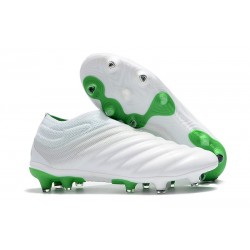 Botas de Fútbol adidas Copa 19+ FG Hombres Blanco Verde