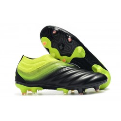 Botas de Fútbol adidas Copa 19+ FG Hombres Negro Verde