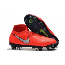 Nike Phantom Vision Elite DF SG-PRO AC Hombres - Rojo Plata