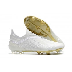 Zapatillas de Fútbol adidas X 18+ FG Blanco