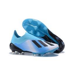 Zapatillas de Fútbol adidas X 18+ FG Azul Negro