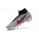 Neymar Bota Nike Mercurial Superfly 6 Elite AG Pro Blanco Negro Rojo