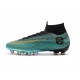 Cristiano Ronaldo Bota Nike Mercurial Superfly 6 Elite AG Pro Azul Oro