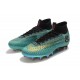 Cristiano Ronaldo Bota Nike Mercurial Superfly 6 Elite AG Pro Azul Oro