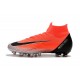 Bota Nike Mercurial Superfly 6 Elite AG Pro Rojo Negro Plata
