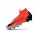 Bota Nike Mercurial Superfly 6 Elite AG Pro Rojo Negro Plata