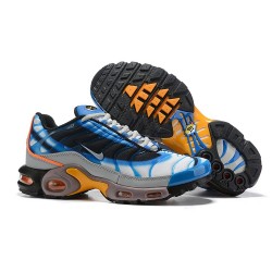 Nike Zapatos Air VaporMax Plus Hombres - Blanco Azul Gris