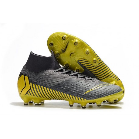 Bota Nike Mercurial Superfly 6 Elite AG Pro Gris Oro